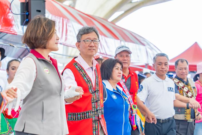 王副市長參與豐年祭