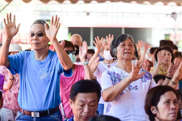 市民朋友一同參與動土典禮