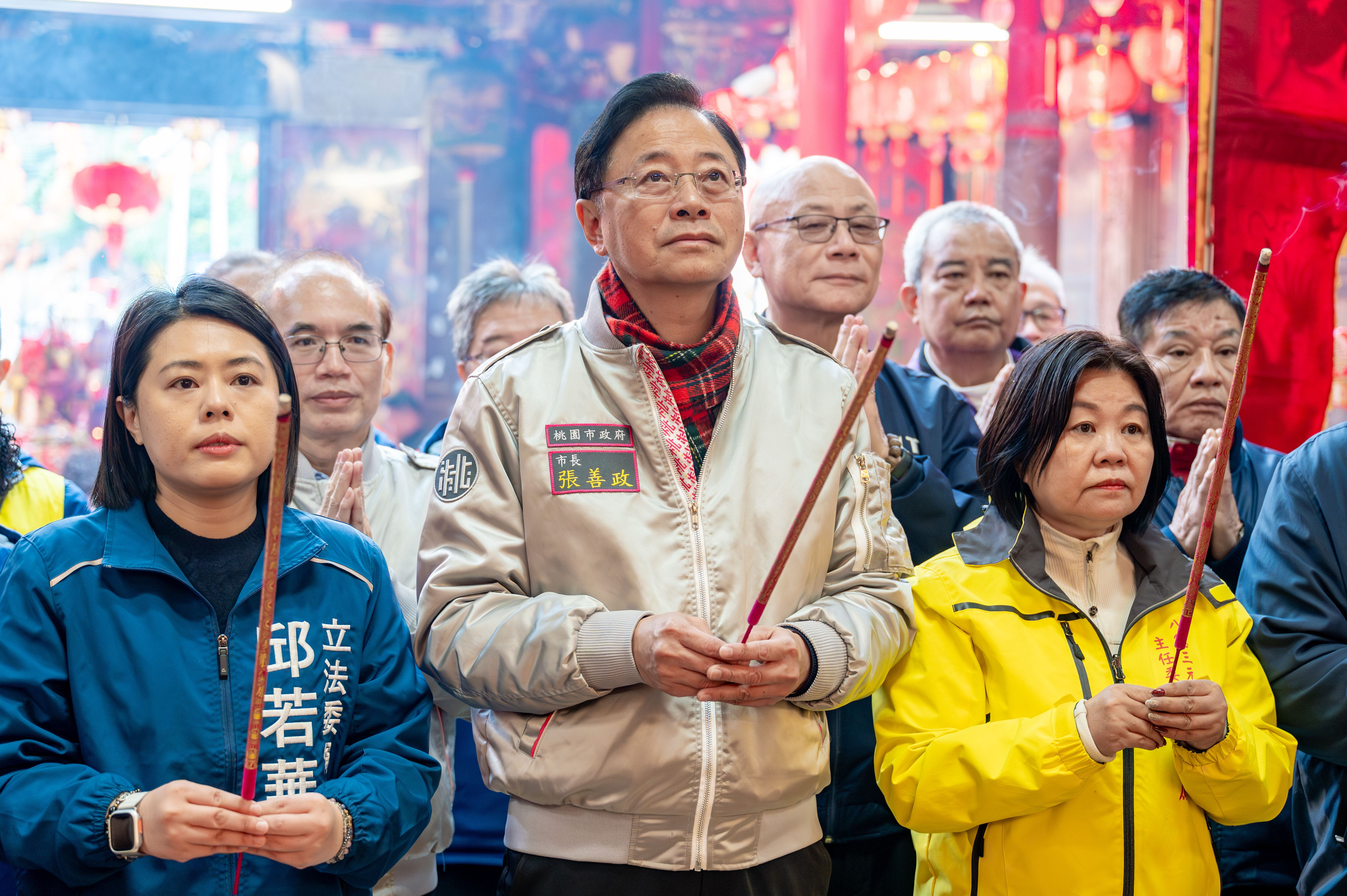 張市長參香祈福