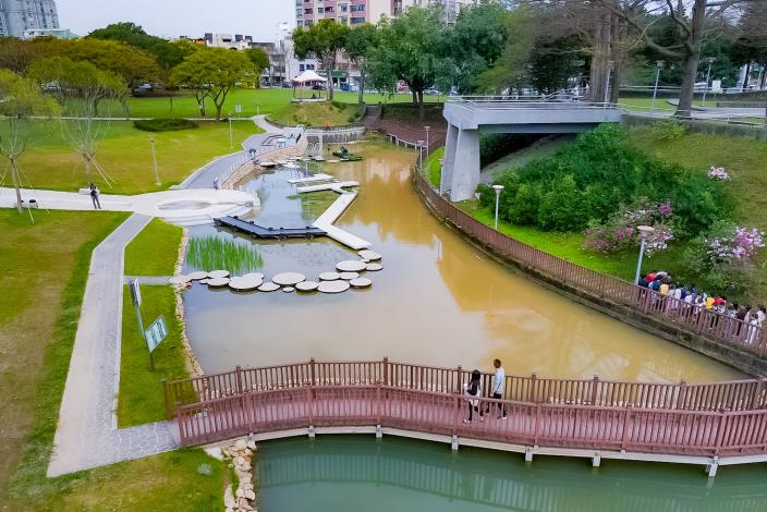 陽明公園重新整修的生態教育區