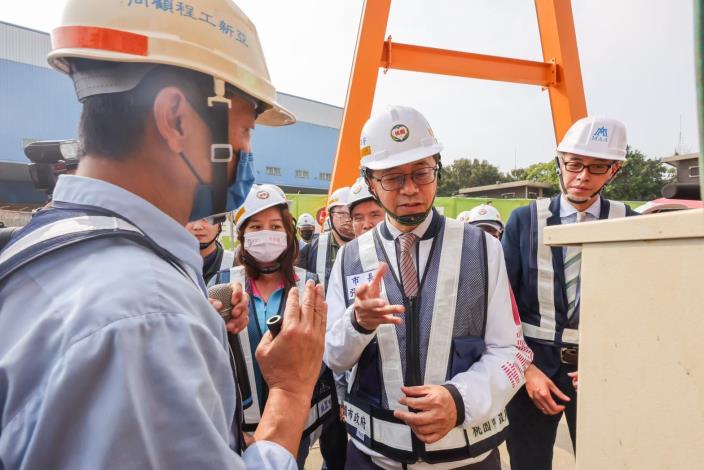 張市長實地視察桃園市重大公共工程執行情形