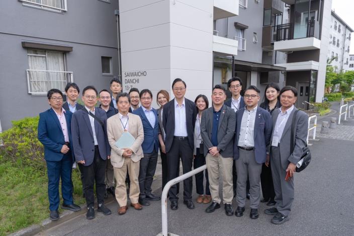 張市長率領市府團隊赴日本都市更新推手「UR都市機構」考察。
