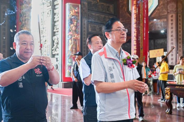 張市長盼媽祖信仰庇佑國泰民安