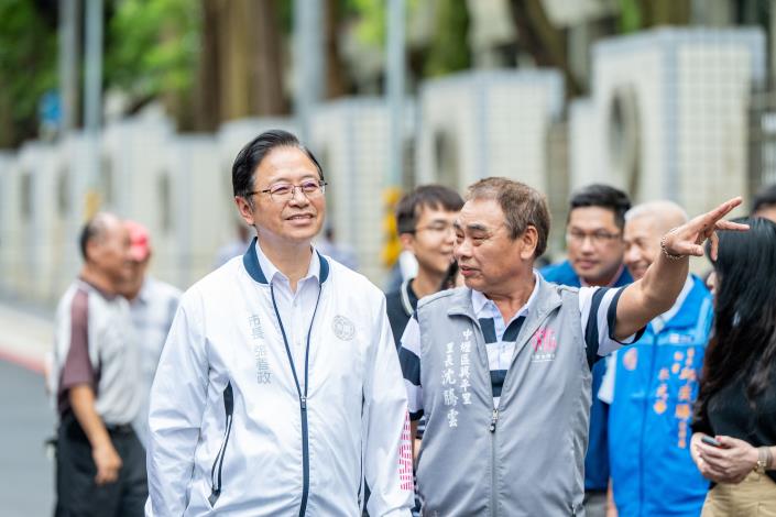 張市長視察工程完工情形