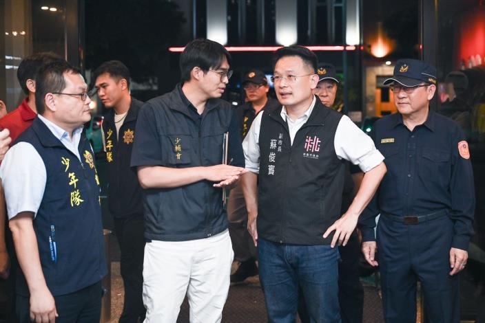 蘇副市長至稽查點視察
