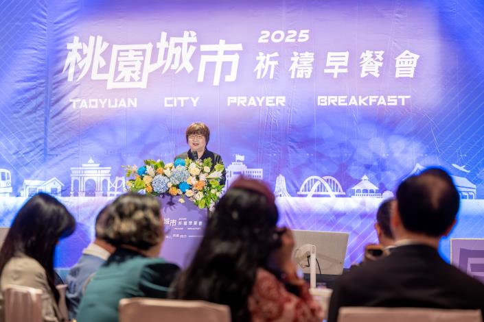 大桃園基督教聯盟主席韓慧蕙致詞