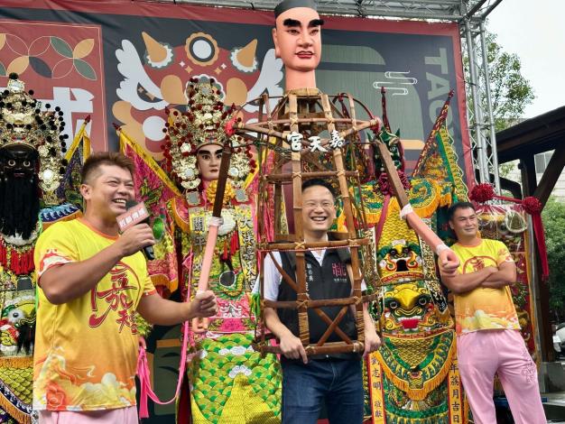 大溪社頭文化百年傳承成果發表蘇副市長扛神將力挺