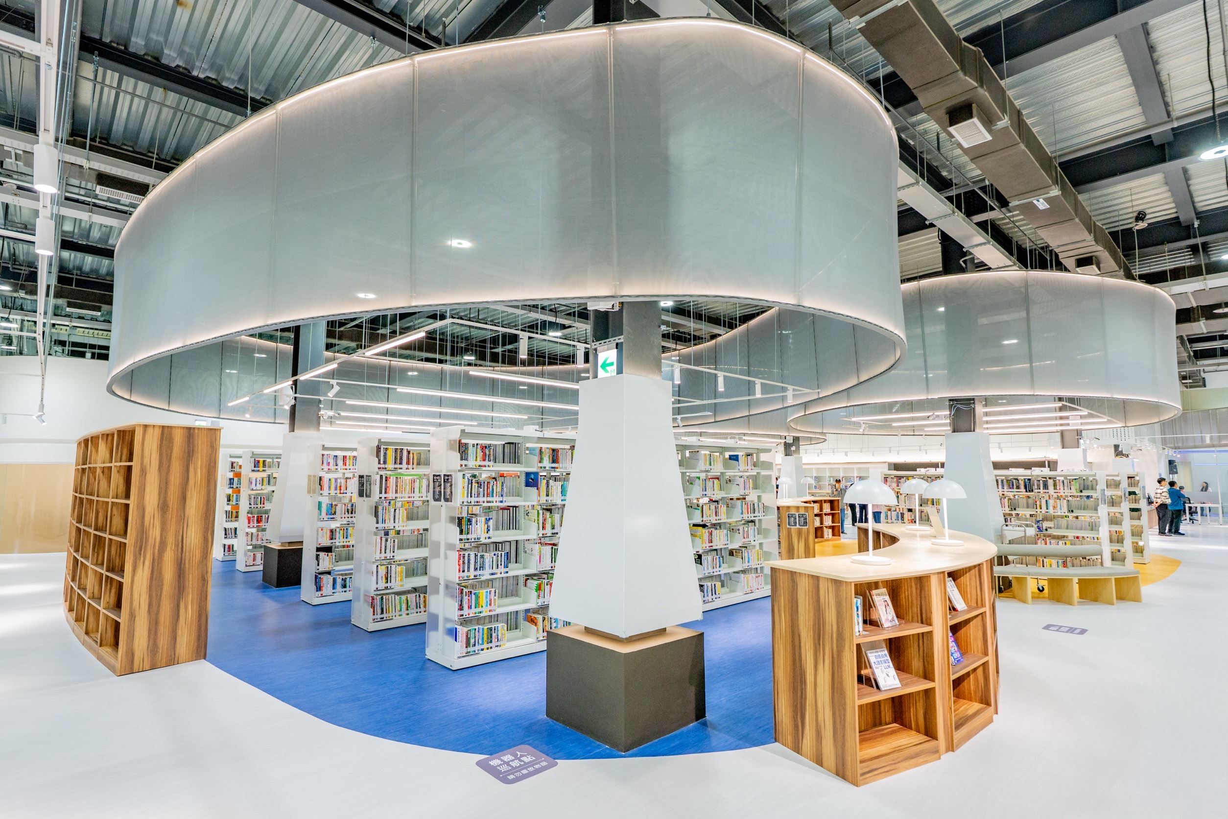 青埔智慧科技分館位於亞矽IoT展廳內