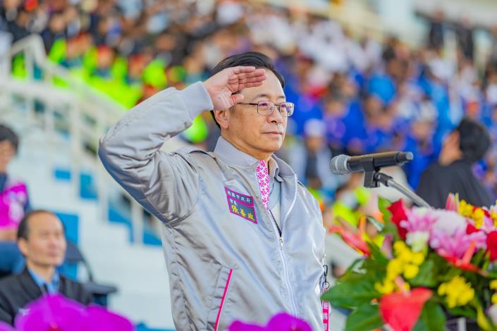 張市長出席115年桃園市中小學校聯合運動會開幕