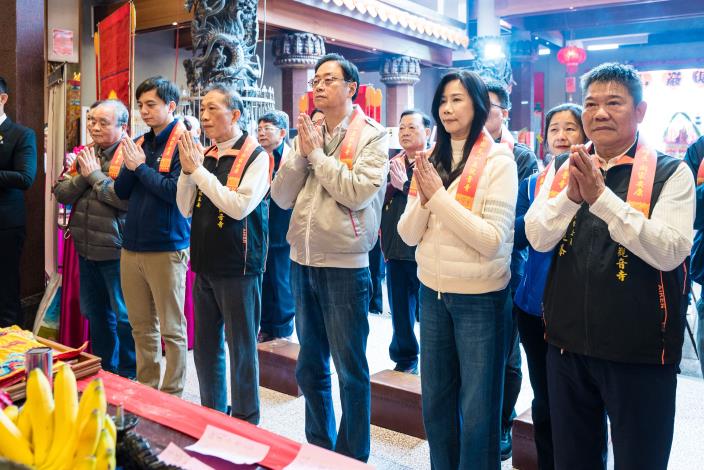 張市長參香祈福