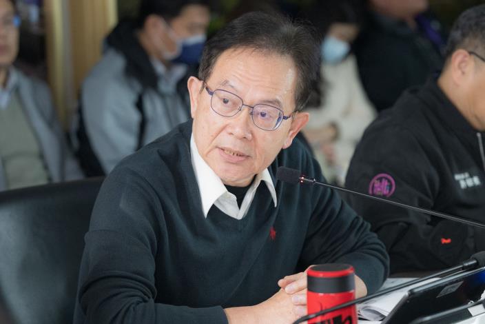 地政局蔡局長說明目前搬遷現況