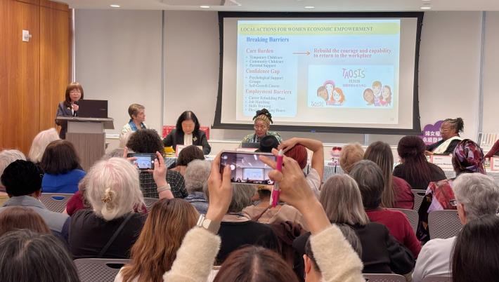 桃園場次昨（11）日不僅人數爆滿，更獲多個國際組織代表高度關注