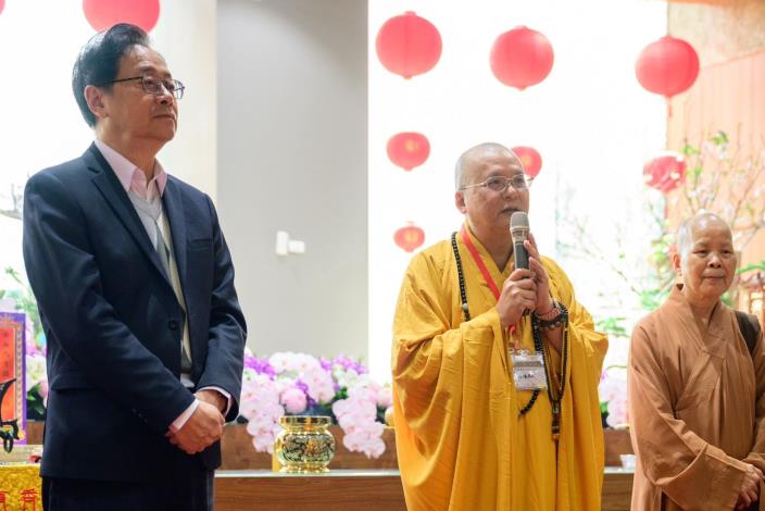 圓光寺住持釋性尚致詞