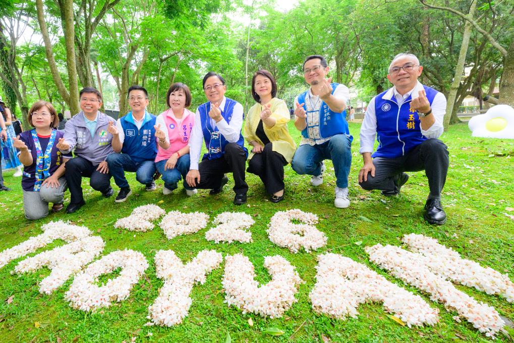 市府邀請民眾把握花，欣賞桐花盛開 