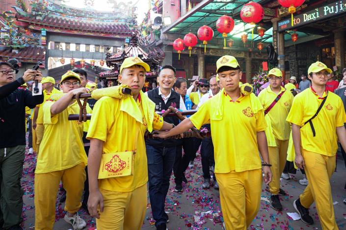 蘇副市長出席遶境祈福活動