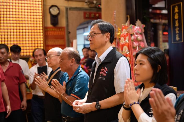 張市長參香祈福