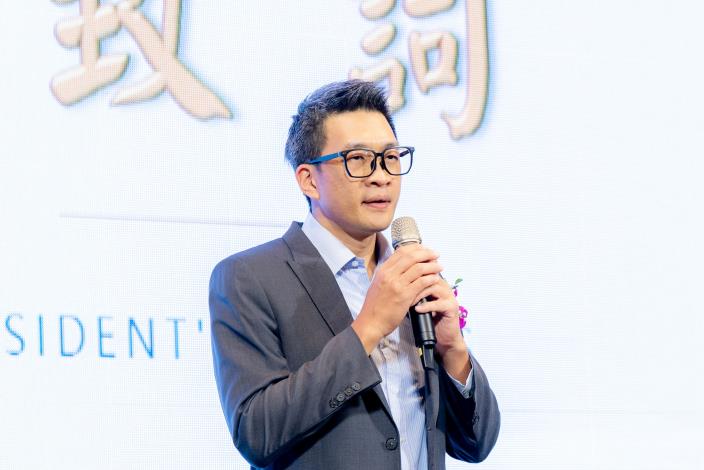 企業二代聯誼會第9屆會長吳憲忠致詞