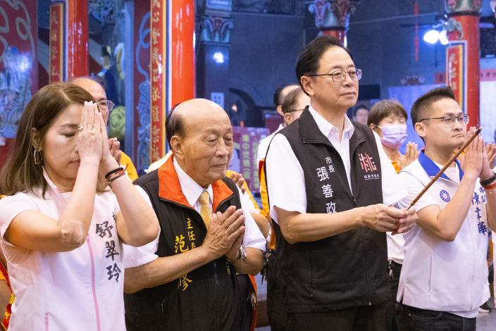 張市長參香祈福