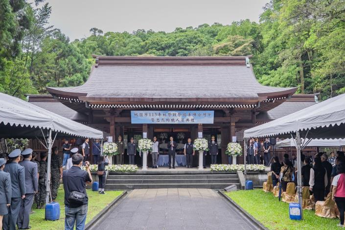 115年桃園市忠烈祠秋祭致祭緬懷悼慰因公殉職烈士英靈
