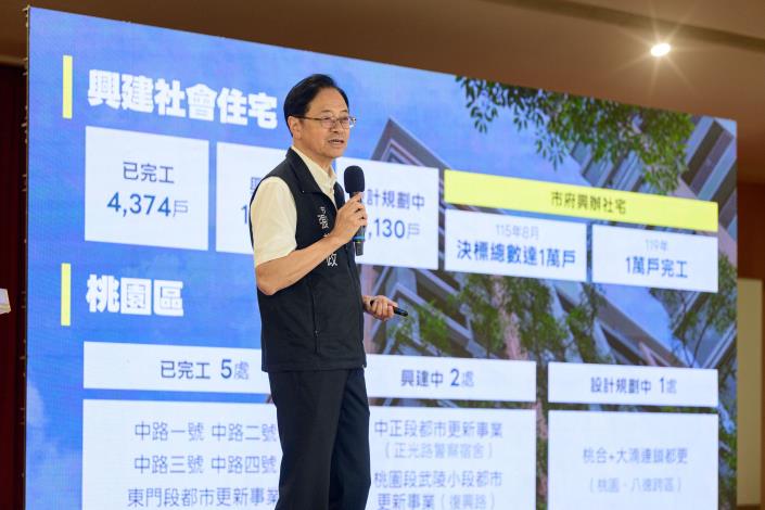 張市長向鄉親報告桃園市政發展