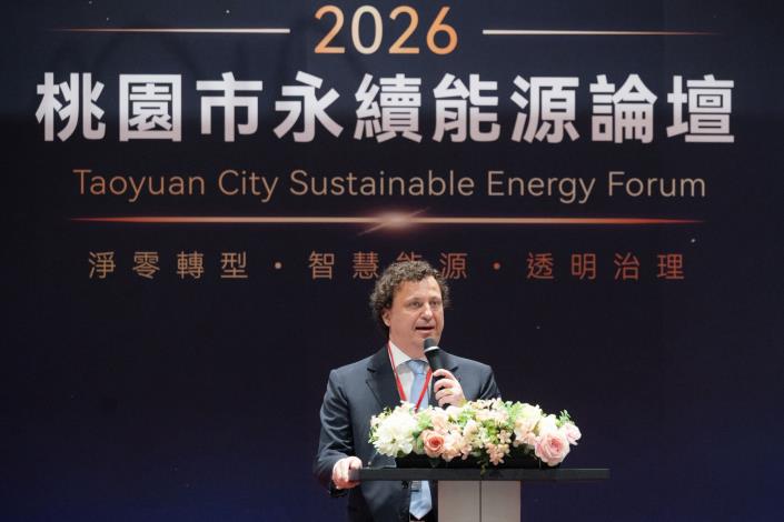 義大利經濟貿易文化推廣辦事處代表龍博文致詞
