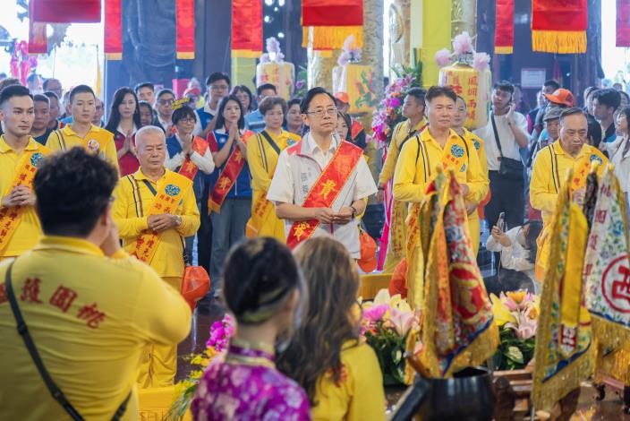 桃園護國宮舉辦太子忠孝文化季夜巡遶境祈福