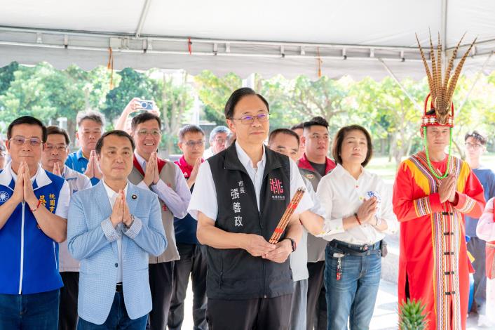 張市長祝禱儀式