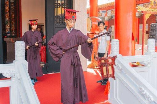 孔子誕辰2573週年釋奠典禮場面莊嚴