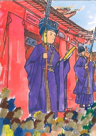 109年桃園市孔廟第一屆創意繪畫比賽「發現 ! 桃園孔廟」入圍作品