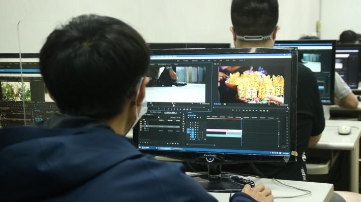 影音剪輯課程上課情形