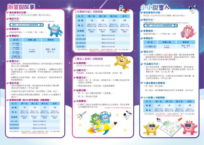 報名摺頁(反面)