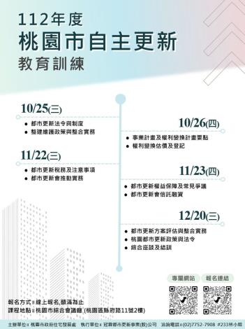 112桃園教育訓練海報