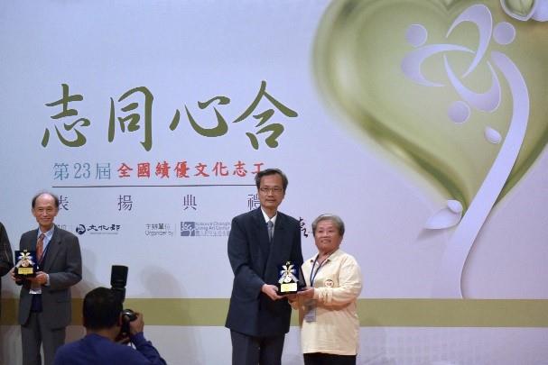 高寶珠榮獲23屆文化部銅質獎