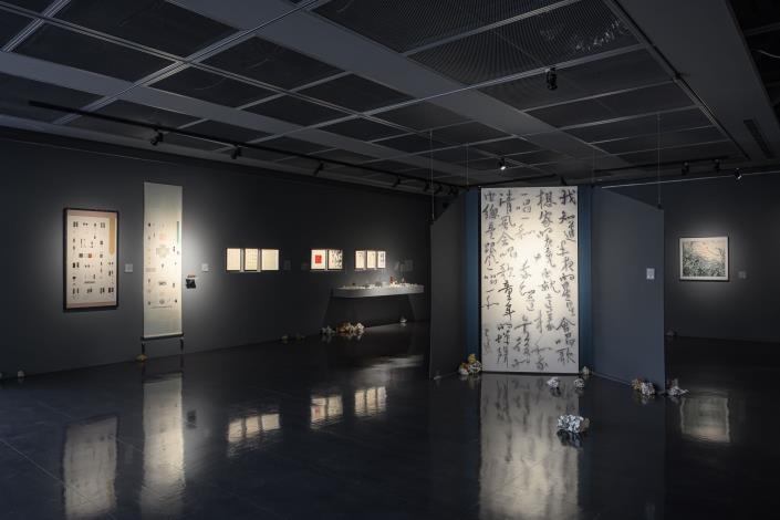12-吐了一地的字－文字反芻後的書寫意義．張天健作品展-展場照