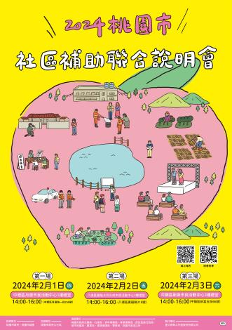 2024桃園市社區補助聯合說明會-宣傳海報(壓縮檔)