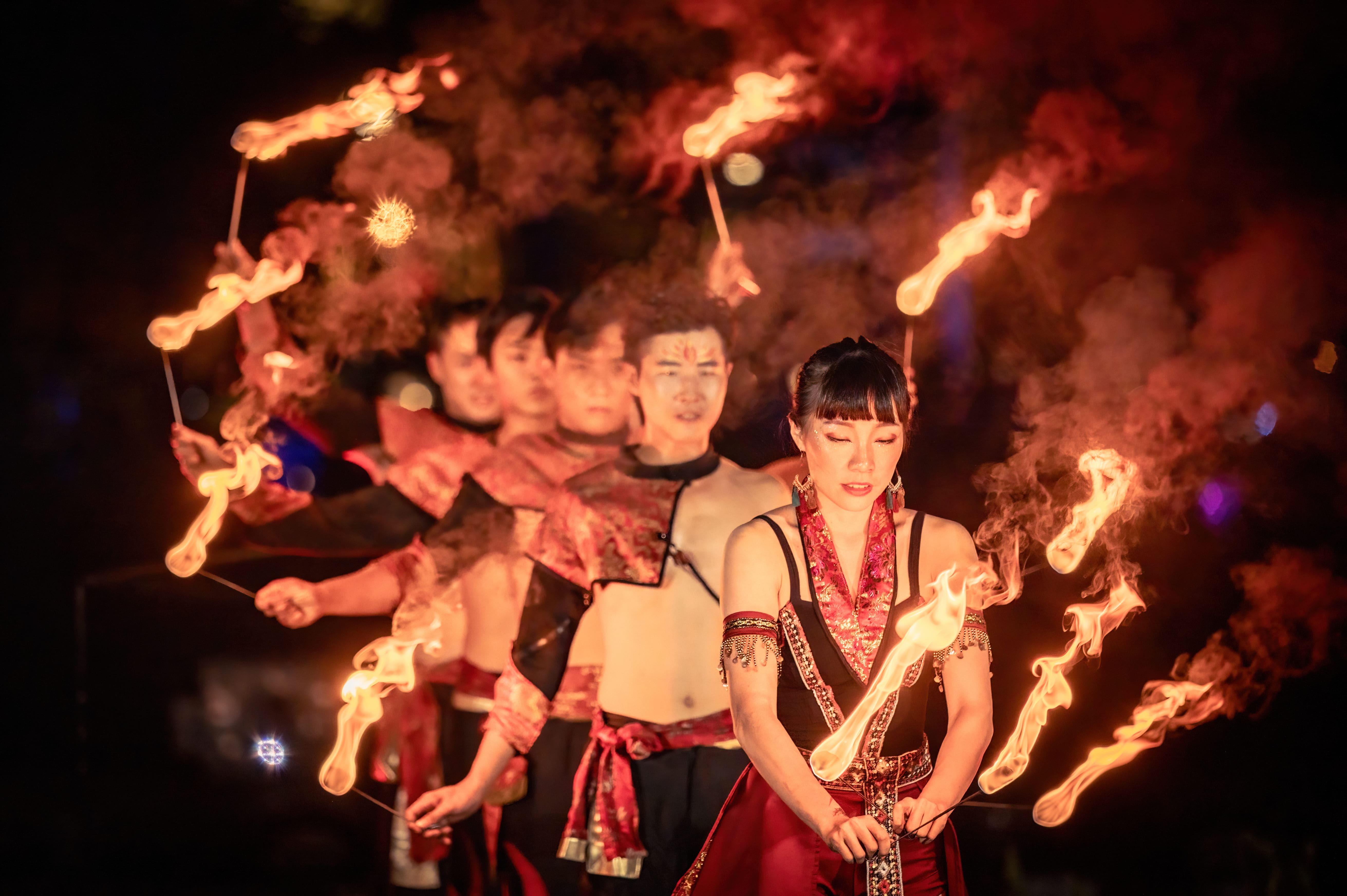 火爾摩莎_劇照1（即將成真火舞團提供）