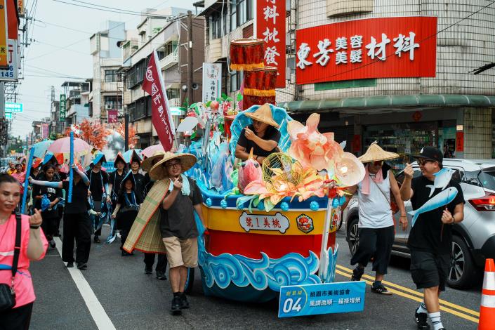 傳統創新激盪全場，桃園藝閣踩街熱力狂歡不間斷_0
