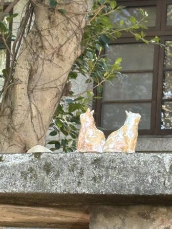 藝術家邱伶琳作品出現在園區一角