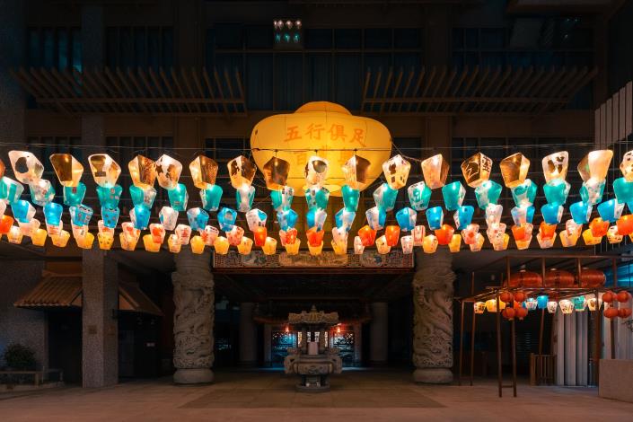 桃園市土地公文化館-Art Lighting II共創元寶燈飾