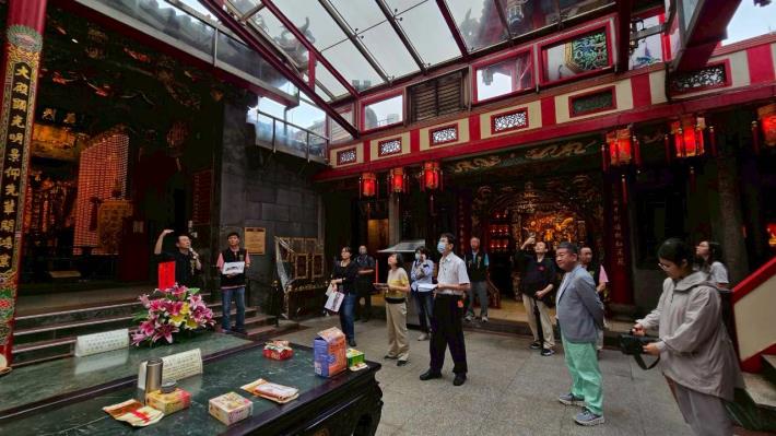 景福宮導入預防性維護措施，透過中庭空間調整降低火源風險。