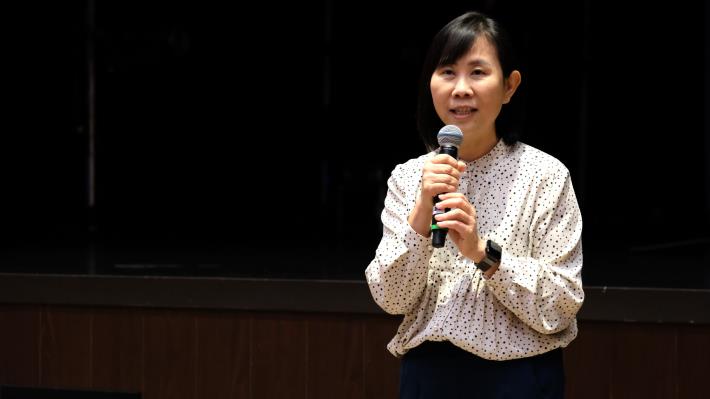 僑委會榮幼娥主任秘書致詞 