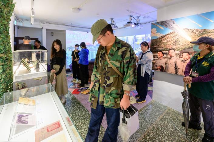 本次換展以「戰爭記憶、眷村生活、和平價值」為策展主軸