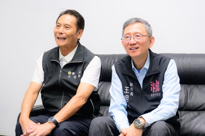 王副市長與連江縣長王忠銘