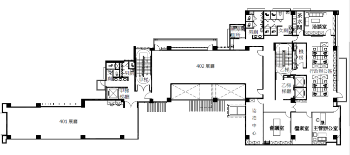 土地公文化館_4_樓展覽廳平面圖