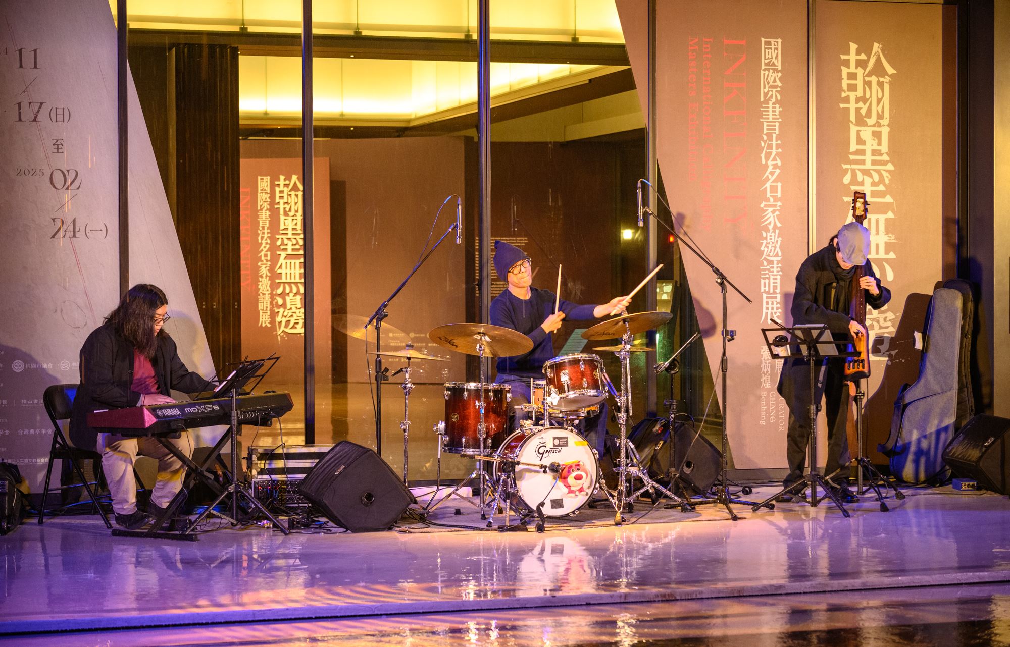 02現場爵士樂演出。蔡鴻民影像 Hank Photography,桃園市立美術館提供。