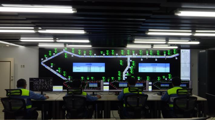 3高鐵監控中心電視牆監視全區域設備
