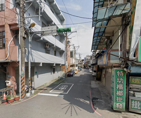 圖1. 平東路246巷口(拔桿前)