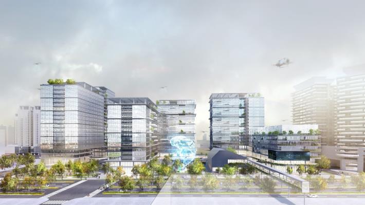 圖: 亞洲矽谷創新研發中心新建工程願景圖