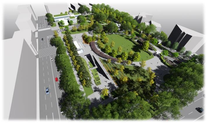 公24公園暨多目標使用立體停車場(含四里集會所)新建工程-成果展示圖