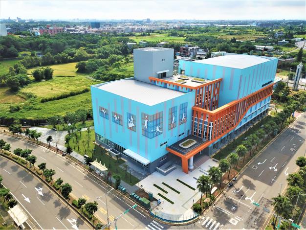 圖：桃園市觀音國民運動中心統包新建工程(空拍照)